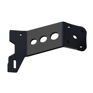 Between JP/Motor or Transom/Motor 2" Setback, 3" Rise, Starboard Side, Black