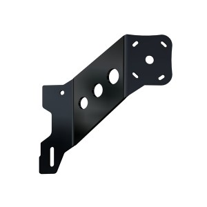 Between JP/Motor or Transom/Motor 2" Setback, 9" Rise, Starboard Side, Black