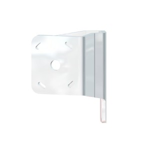 Braced Side Mount to Jack-Plate 2" Setback, 2" Rise, Port Side, White