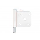Braced Side Mount to Jack-Plate 2in Setback, 2in Rise, Starboard Side, White 