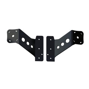 Dual J-2-6 Adapter Plate Kit Black