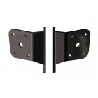 Dual Side Mount to Jack-Plate Negative 2" aft setback, 2" Rise, Port/Starboard Side, Black